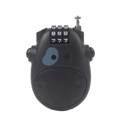 Yibaike Bicycle Electric Motorcycle Safety | Helmet lock - cow-lock-black