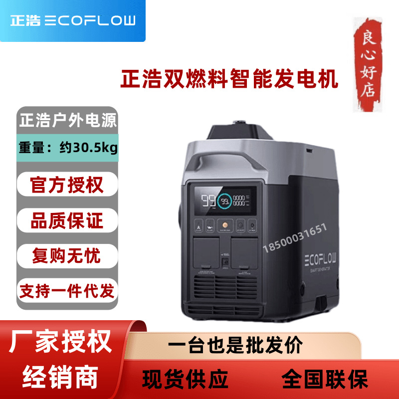 EcoFlow正浩双燃料智能发电机便携移动大功率应急储能快充停电
