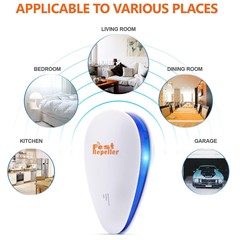 Amazon 超音波ネズミよけ、蚊よけ、スマートチップ、360 度総合駆除、メーカー直販、外国貿易モデル