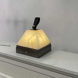LzmomeDeco轻奢风手提灯拍拍床头小夜灯户外照明露营灯