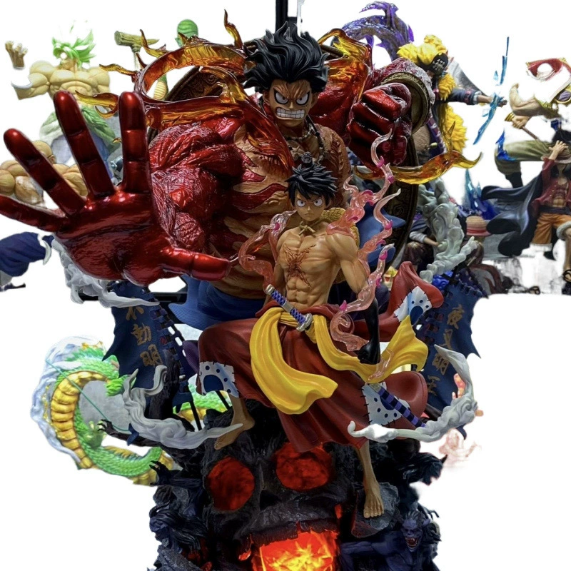 Ручная работа One Piece крупный несъёмный Mingwang Liuying Guidao воздушное горение модель украшение