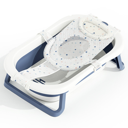 Baby bath net lying support baby bathtub non-slip mat suspended bath mat seat support newborn net bag artifact universal