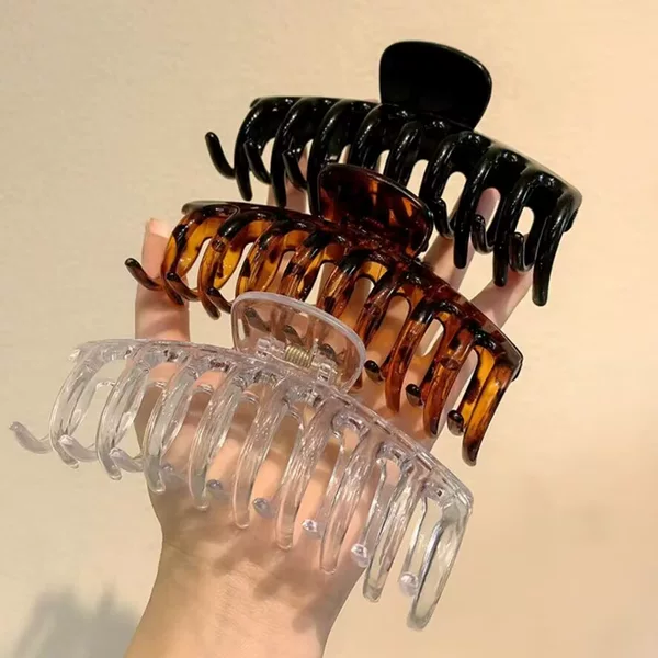Amazon's Hottest Large Headwear Keel Clip Fashionable Ladies Versatile Hair Clip Shark Clip Bath Hair Accessories Wholesale