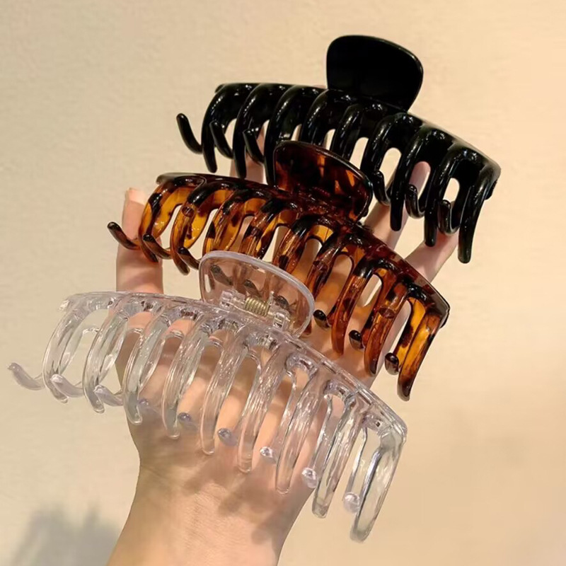 Amazon's Hottest Large Headwear Keel Clip Fashionable Ladies Versatile Hair Clip Shark Clip Bath Hair Accessories Wholesale Amazon's Hottest Large Headwear Keel Clip Fashionable Ladies Versatile Hair Clip Shark Clip Bath Hair Accessories Wholesale