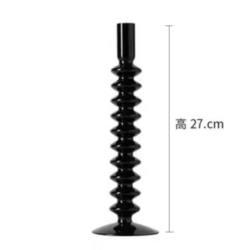 5. E 멀티 링 촛대-블랙