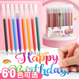 Powerful Writing Gel Pen with Glitter, Luminous, Shiny Liquid Sand, Silver Color-Changing, Special Pearl Marker for Journaling