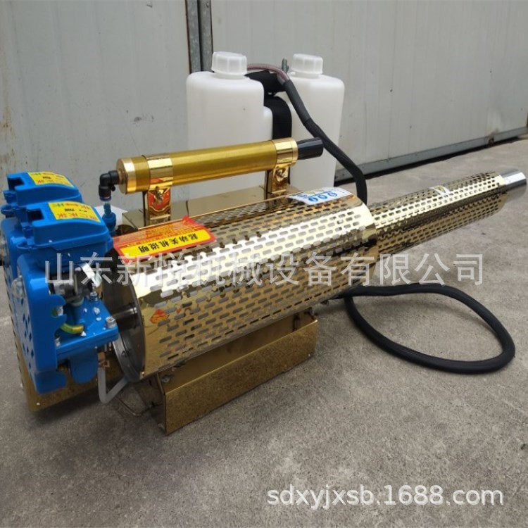 Pulso de exportación máquina de dispersión de niebla portátil de doble tubo esterilización máquina de humo 180K invernadero pulverizador