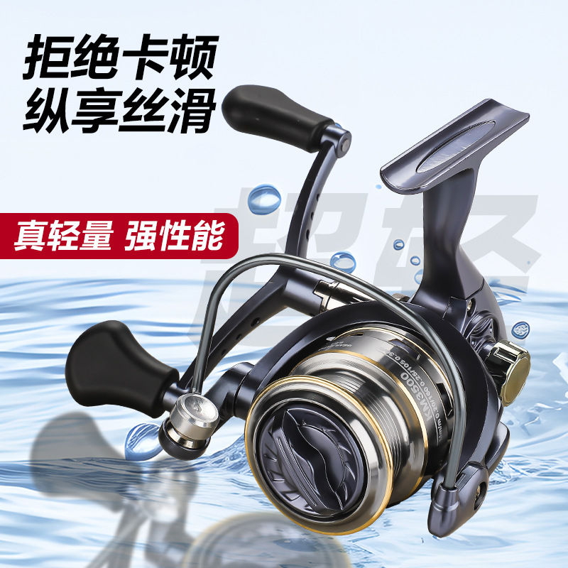 rueda giratoria de metal doble rocker rodamiento rodamiento rodillo de lanzamiento remoto rodillo micro rodillo rodillo de pesca poco profundo taza inclinada al por mayor