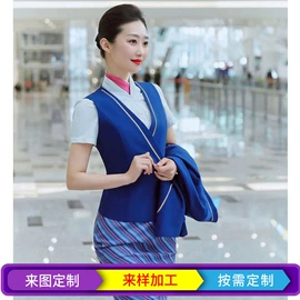 工作制服;职业女裙套装;空姐工作制服