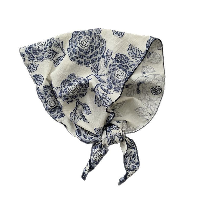 Pañuelo de seda, banda larga, sensación de alta calidad, versión coreana del pañuelo Mori, cinturón de pelo pastoral de verano femenino, protector de cuello, cinturón de cintura al por mayor