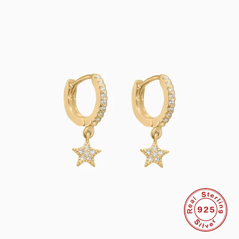 Pendientes Estrella de Oro