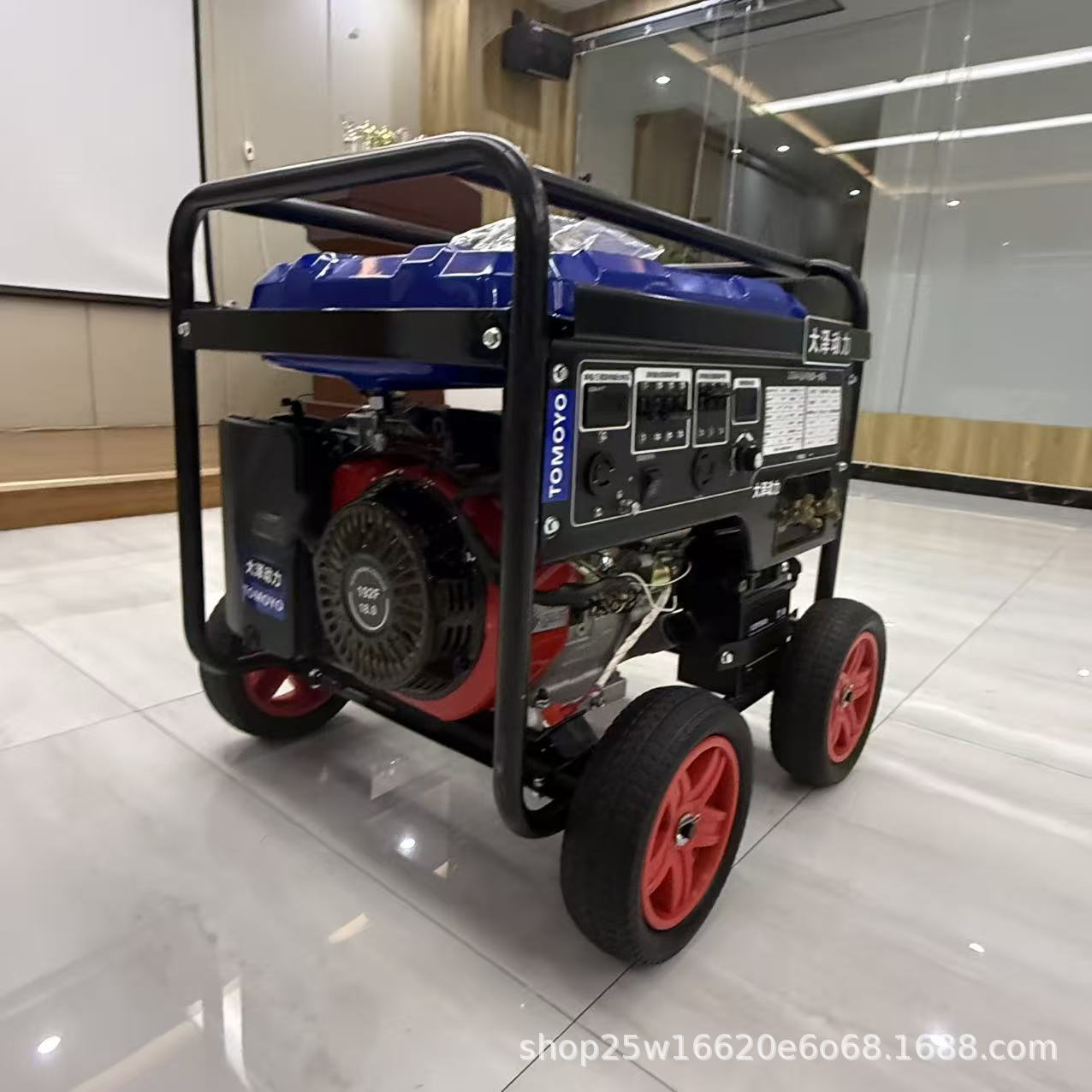 Construcción al aire libre de la máquina de soldadura de generación de electricidad de gasolina de 250a de la planta de energía de Dazewa