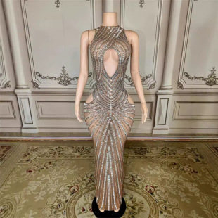 Light Luxury Design, Slim Fishtail Skirt, Birthday Dress, Photo Studio Exhibition Hall, Social Evening Dress, Global Lady's Beauty Selection Dress