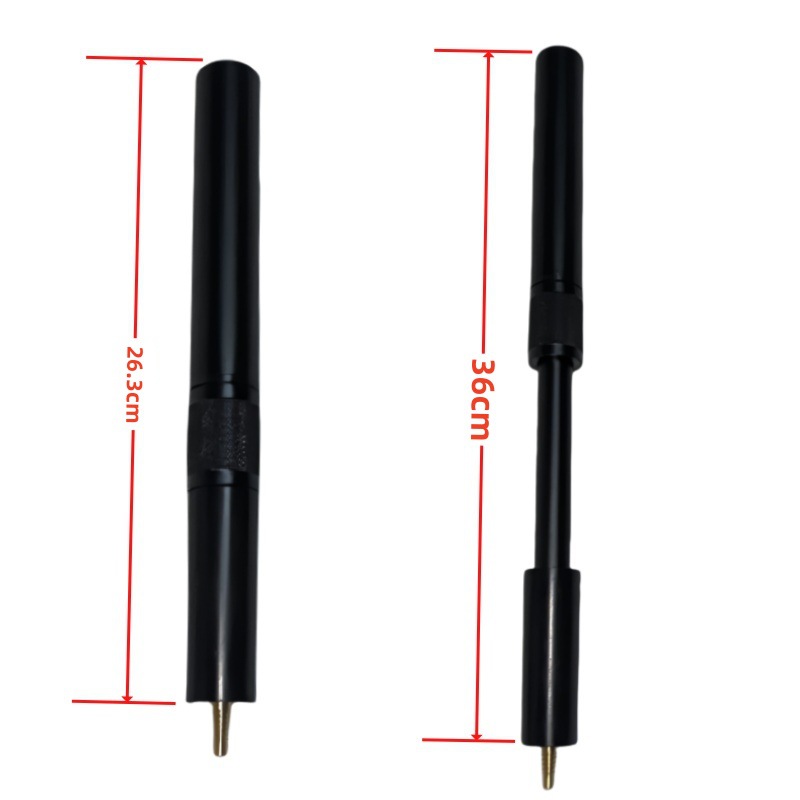 Billar mango alargado billar secreto Varilla mango alargado mango trasero negro ocho Snooker telescópico alargado mango trasero dispositivo de alargamiento