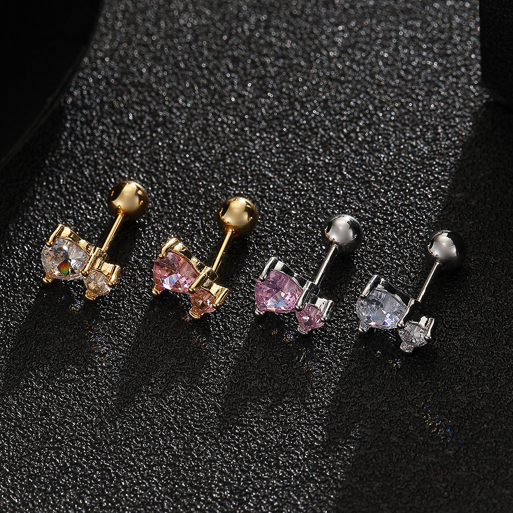 Labret piercing jewelry detail image