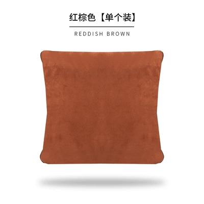 Car pillow quilt waist rest three-in-one car cushion folding blanket car air conditioning quilt factory in stock (Waist support) - brown-single-4040