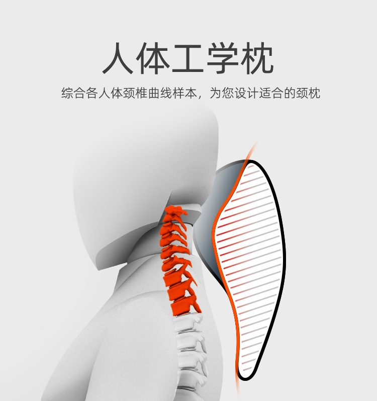 A generation of car headrest neck pillow car car cervical pillow pillow car neck memory foam seat