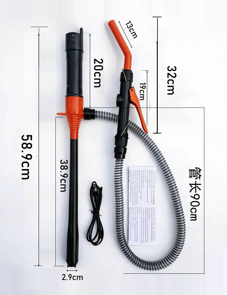 Lithium battery rechargeable oil pump, electric oil extractor, car fuel tank suction pipe, gasoline, diesel, urea, fish tank water changer