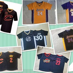 Short Sleeve Lakers Kobe 24 #   Knight James 23 # Warrior 30 # Curry Basketball Jersey James Jersey