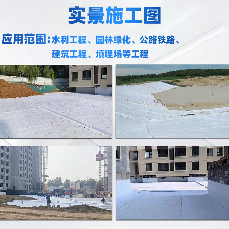 土工布广东厂家无纺布聚酯纤维公路养护保温保湿绿化工程耐腐蚀