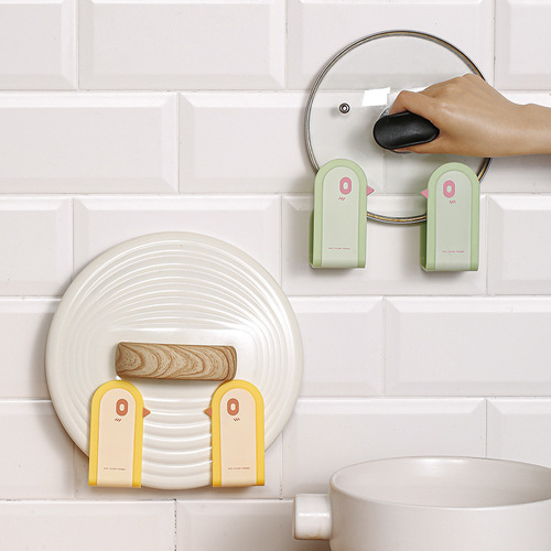 Flying Rabbit Bird Pot Lid Rack Chopping Board Chopping Board Chopping Board No Punch Universal Kitchen Storage Wall-mounted Storage Rack