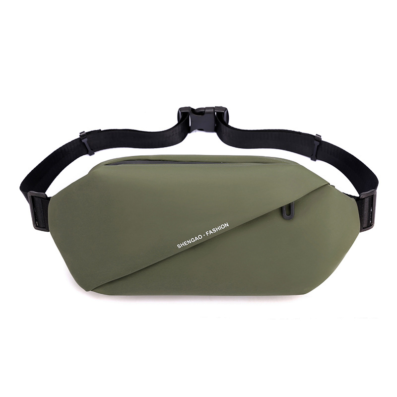 Nueva bolsa de pecho para hombres que ejecuta deportes multifuncionales bolsa de mensajero casual moda coreana hombres frescos y mujeres de la misma moda bolso de la cintura