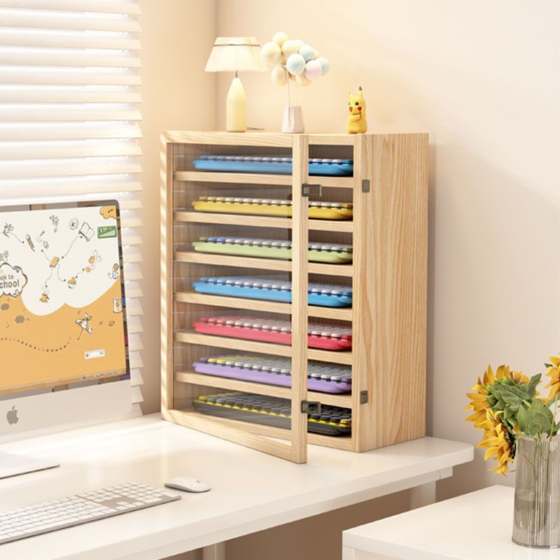 G1F键盘收纳架展示架防尘收纳柜机械键盘架置物架收纳盒桌面放置