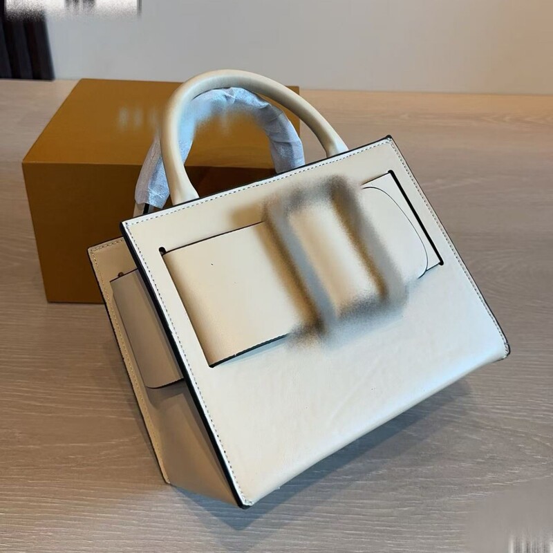 BO Commuting Workplace Bag Handbag Rectangular Silver Buckle Square Bag Full Set Packaging Wholesale Cross-Border BO Commuting Workplace Bag Handbag Rectangular Silver Buckle Square Bag Full Set Packaging Wholesale Cross-Border