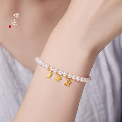 新款久不掉色小蝴蝶吊墜簡約大氣送女友