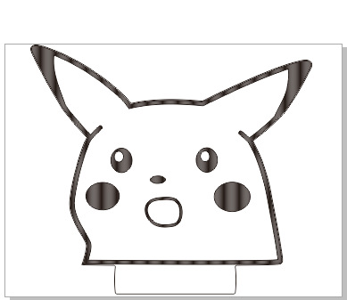 Baokemeng Pikachu 3D luz de la noche LED producto creativo mascota elfo regalo lámpara Mesa mágica bebé