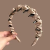 Khaki baby's breath headband