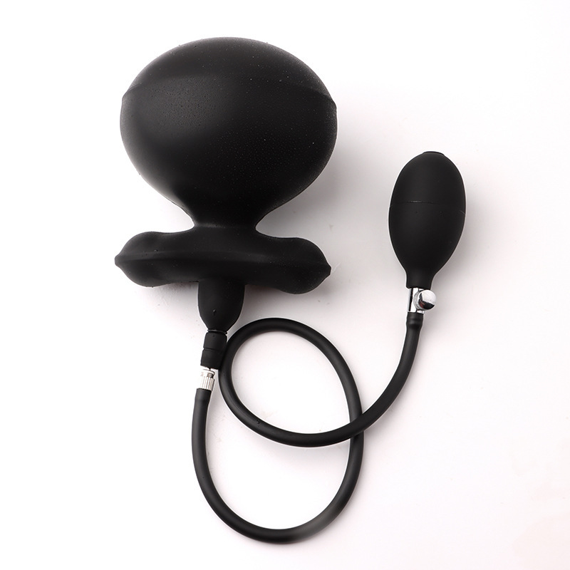 Inflatable Butterfly Mouth Ball with Silicone Ball Gag and Manual Inflation Bulb — detail image 5