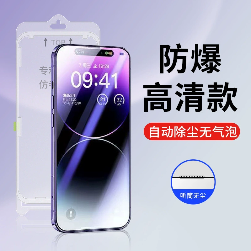 Матовый закалённый защитный стеклянный экран (Apple) для iPhone 13, варианты антибликов и приватности