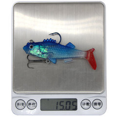 工廠直銷大T小TT尾包鉛魚8g15g包鉛魚路亞餌T尾路亞軟餌軟魚仿生