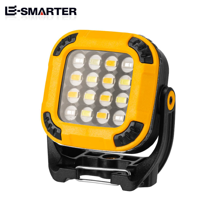 Lámpara de trabajo de escena completa transfronteriza con cabezal de lámpara giratoria multi-posición de adsorción magnética fuerte lámpara de jardín lámpara de camping al aire libre lámpara de mantenimiento