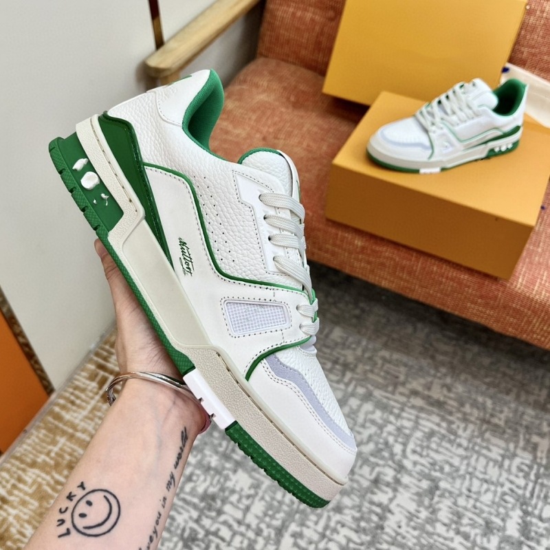 Guangzhou versión superior original puro paquete completo entrenador de asno zapatillas deportivas casuales de cuero para parejas hombres y mujeres skate
