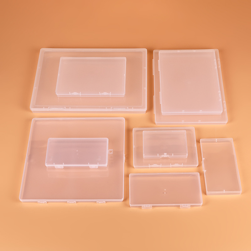 Plastic storage box 1.7 high packing box rectangular flat box A4 file box jewelry card Plastic storage box 1.7 high packing box rectangular flat box A4 file box jewelry card