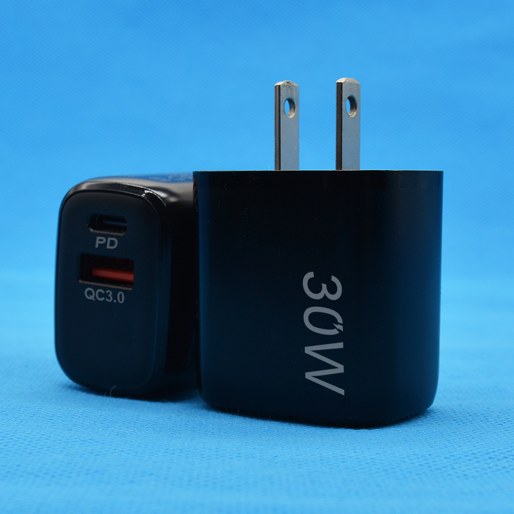 30W 통통한 A+C--검정색 미국 표준