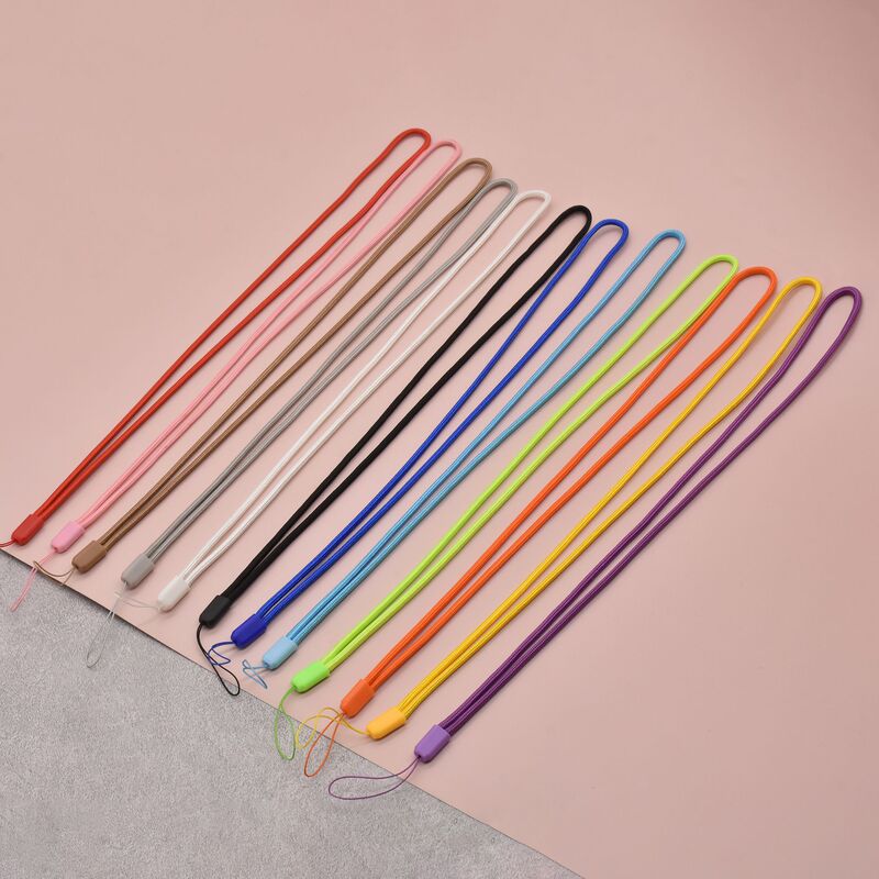 Long 3mm Hanging Neck Mobile Phone Lanyard Creative U Disk Pendant Anti-Lost Pendant Fan Water Cup Id Card Holder