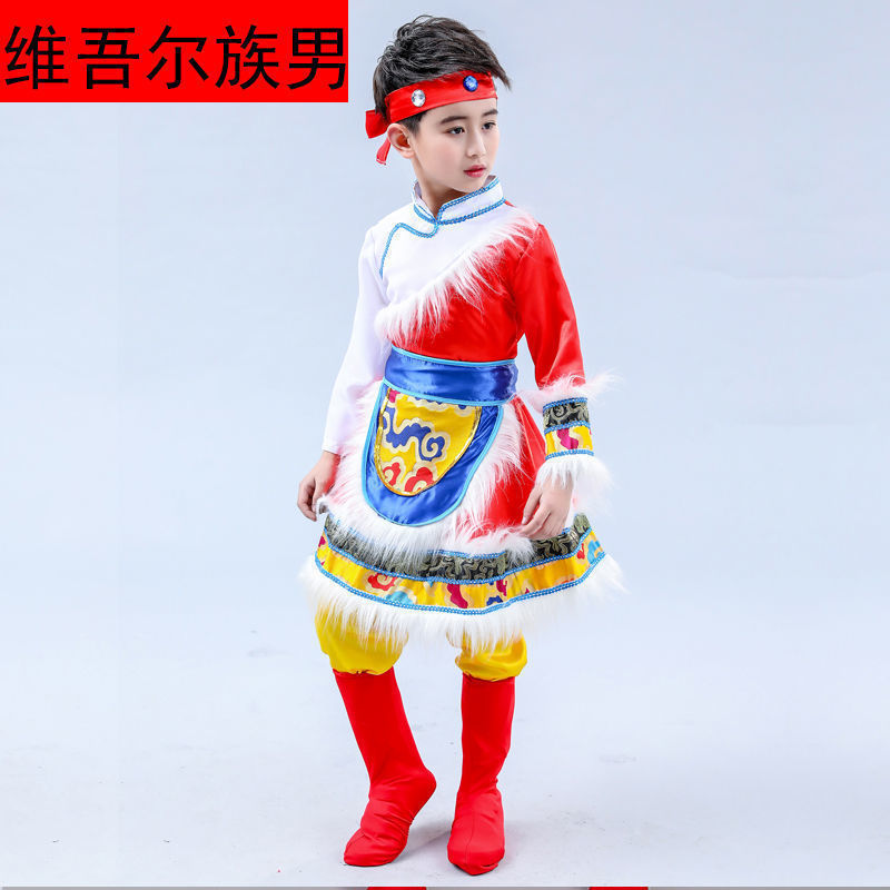 子供用少数民族衣装 56 民族舞踊衣装 ミャオ族 チベット族 オン族 タイ族 広西チワン族の踊り|undefined