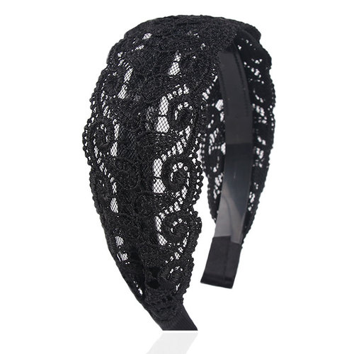Lace Headband Korean Hair Accessory Wide Edge Toothed Hair Clip Netizen Hairpin Cover Gray Hair Show Youth Hair Band Hair Clip
