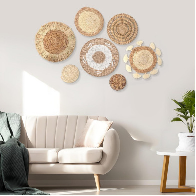 Decoración de Pared Tejida a Mano Estilo Pastoral para Restaurante y Paredes image 32
