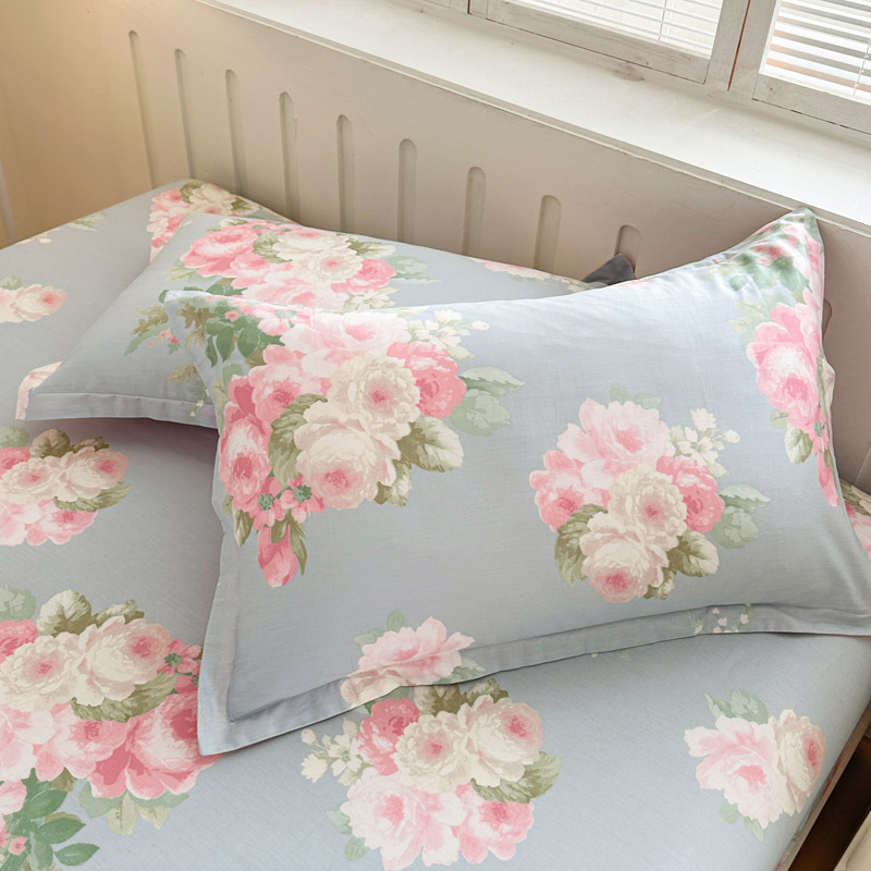 Funda de almohada de algodón de celebridades de Internet Un par de fundas de almohada de algodón 48x74cm Juego completo de fundas de almohada para un solo hogar Funda interior para mujer