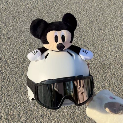 Dəbilqə (Kaska) aksesuarları | for Electric Vehicles, Ski - big-mickey-head