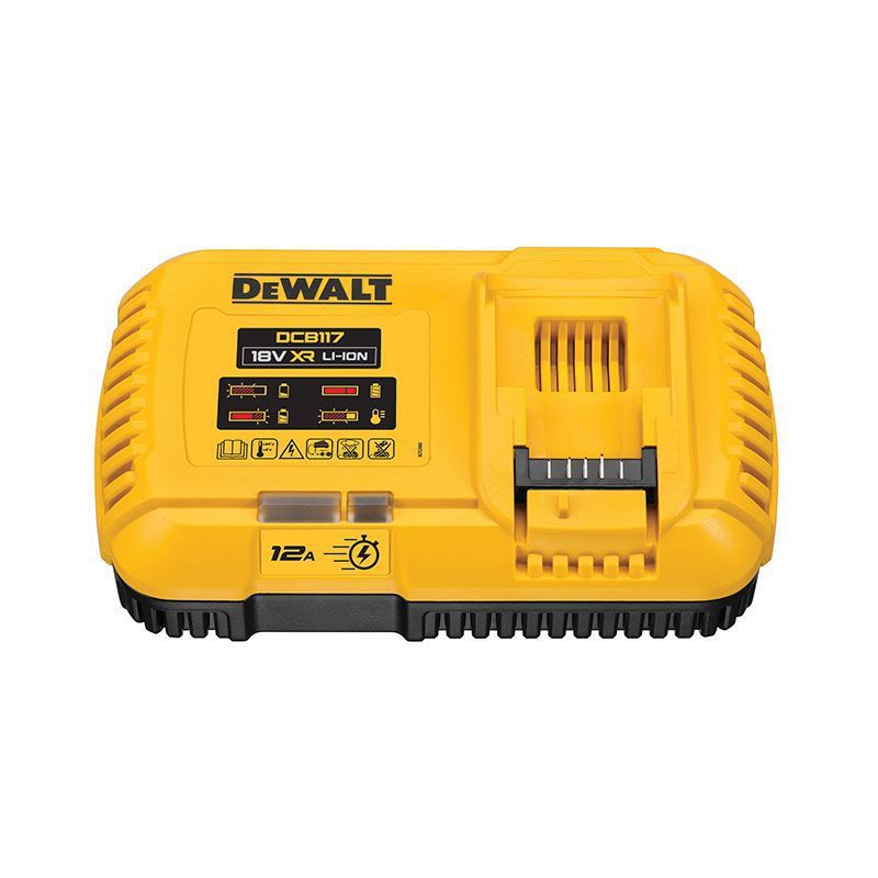 得伟20V/60V锂电池220V快速充电器DCB117电流12AMP超快充充电器
