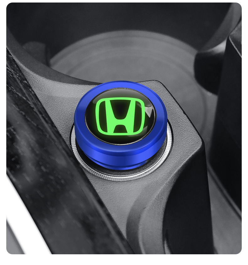 Suitable for Honda Fit Accord Civic Odyssey CRV car cigarette lighter dust plug aluminum alloy protective cover