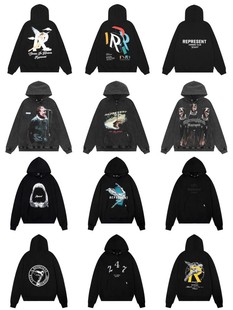 ��ʽ����represent hoodie�͹��l����Ů��Hfog�߽��ﶬ���Bñ��