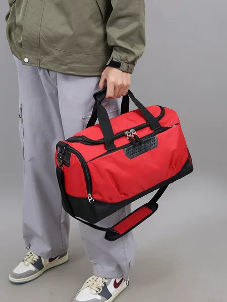Large-capacity dry and wet separation gym bag, portable crossbody handbag, sports bag, travel luggage bag