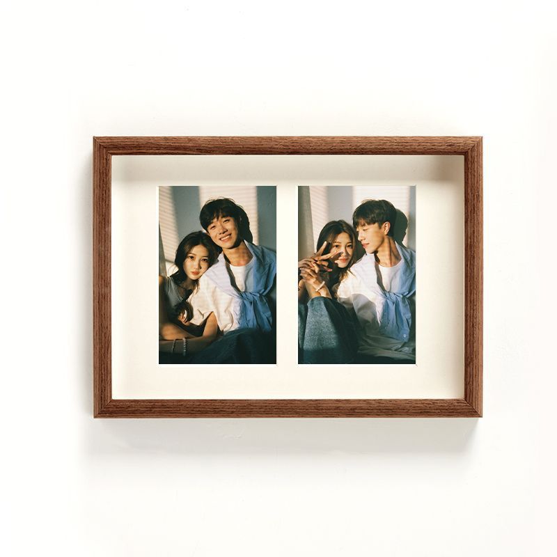 월넛 컬러 더블 그리드 (2 장 6inch 장)