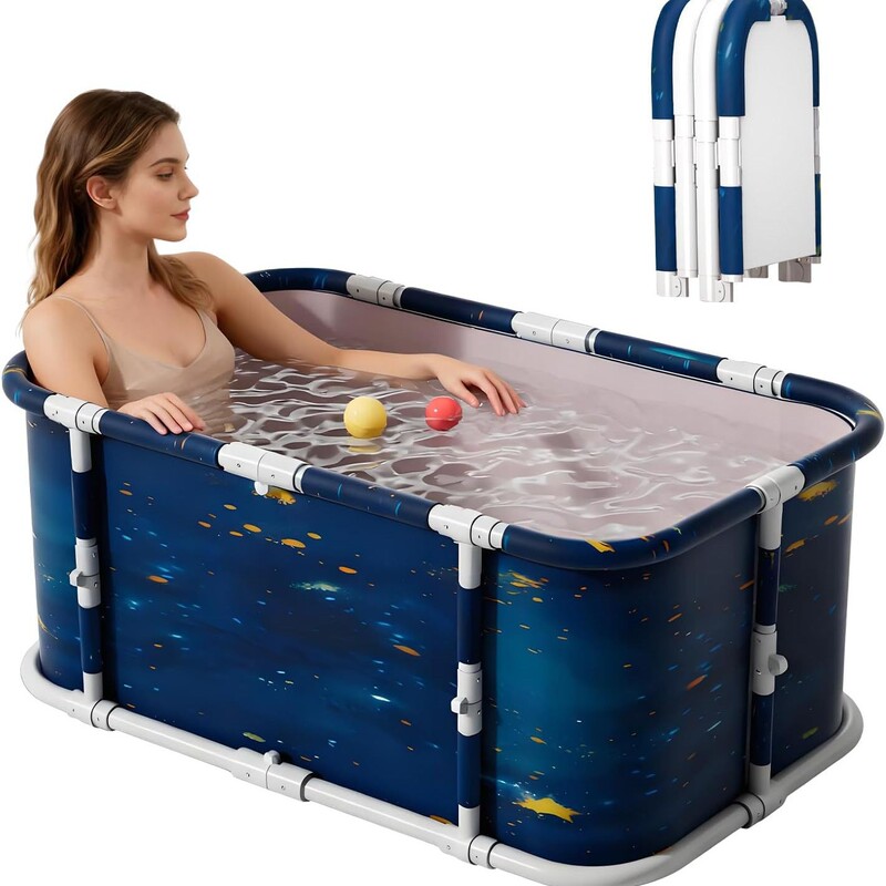 New custom-made foldable portable ice bath cold therapy recovery tub for adults and children, rectangular thickened insulated bathtub New custom-made foldable portable ice bath cold therapy recovery tub for adults and children, rectangular thickened insulated bathtub